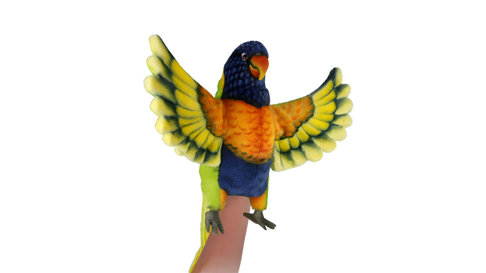 Hansa Creation Rainbow Lorikeet Hand Puppet - 33cm