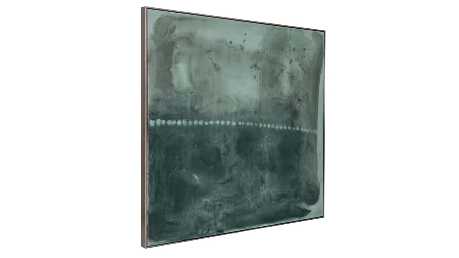 Cafe Lighting & Living Deep Green Oil on Canvas Painting