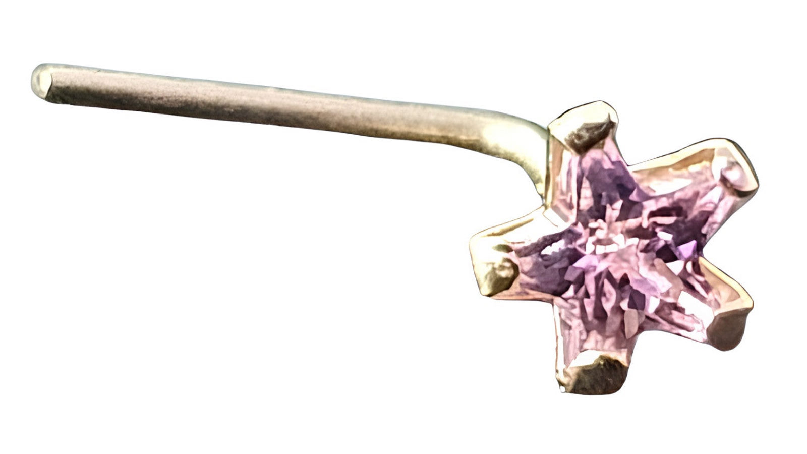 Adnohr Pygmy Nose Stud Star Gold Plated