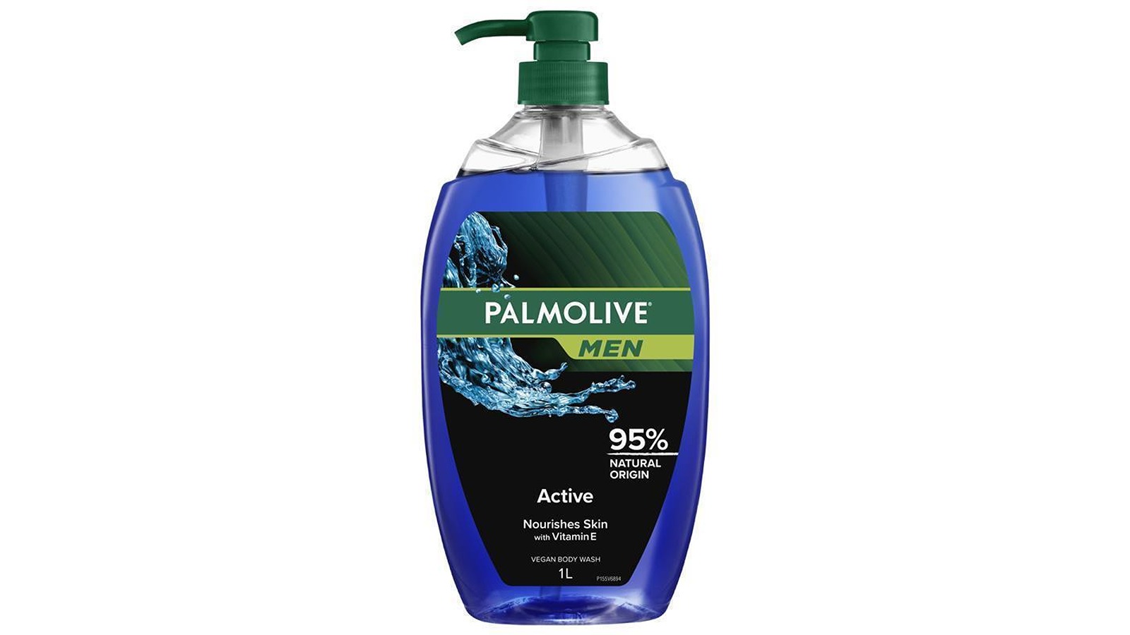 Palmolive Naturals Men Active Body Wash with Mint and Eucalyptus Oil - 1 Litre