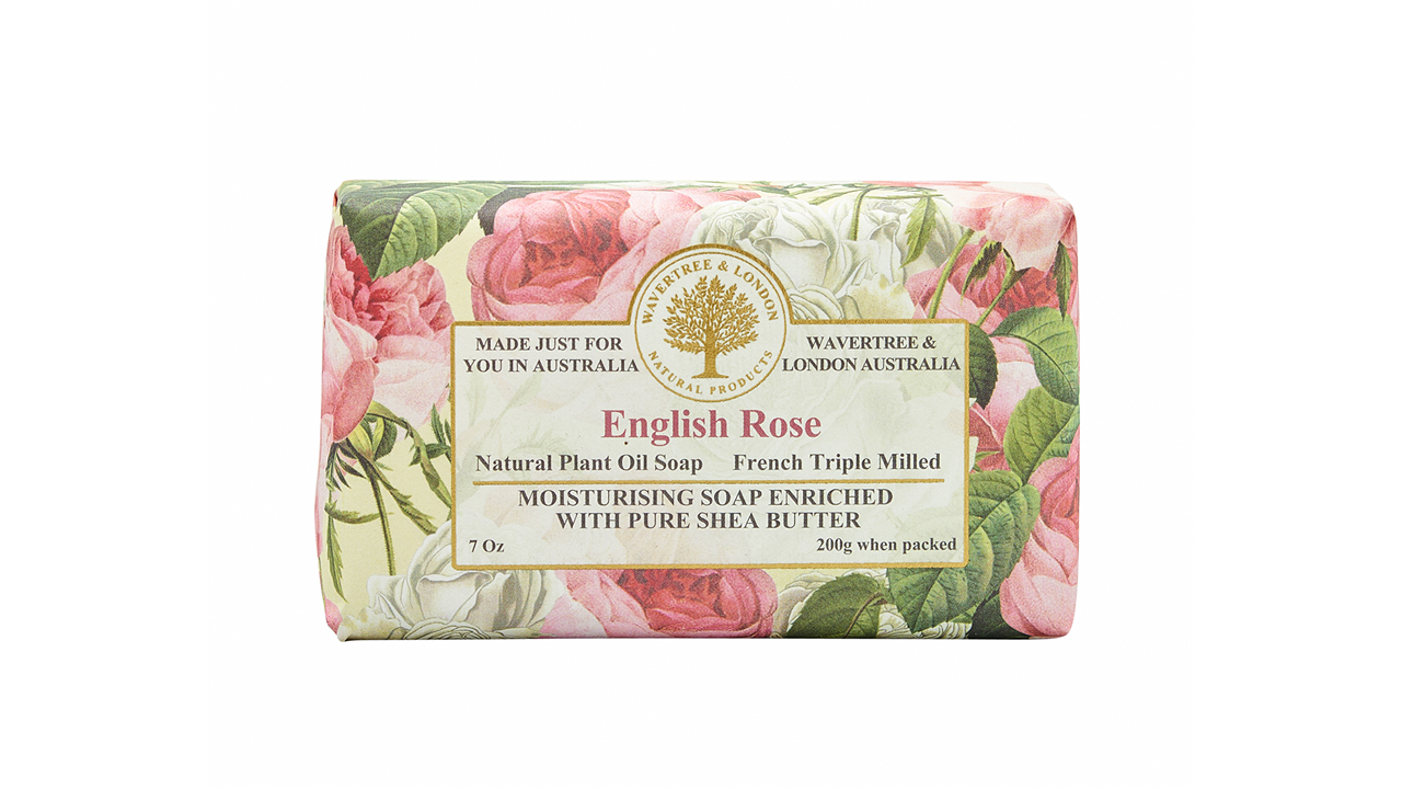 The English Soap Company Rose Boxed Soap Bar - 200g