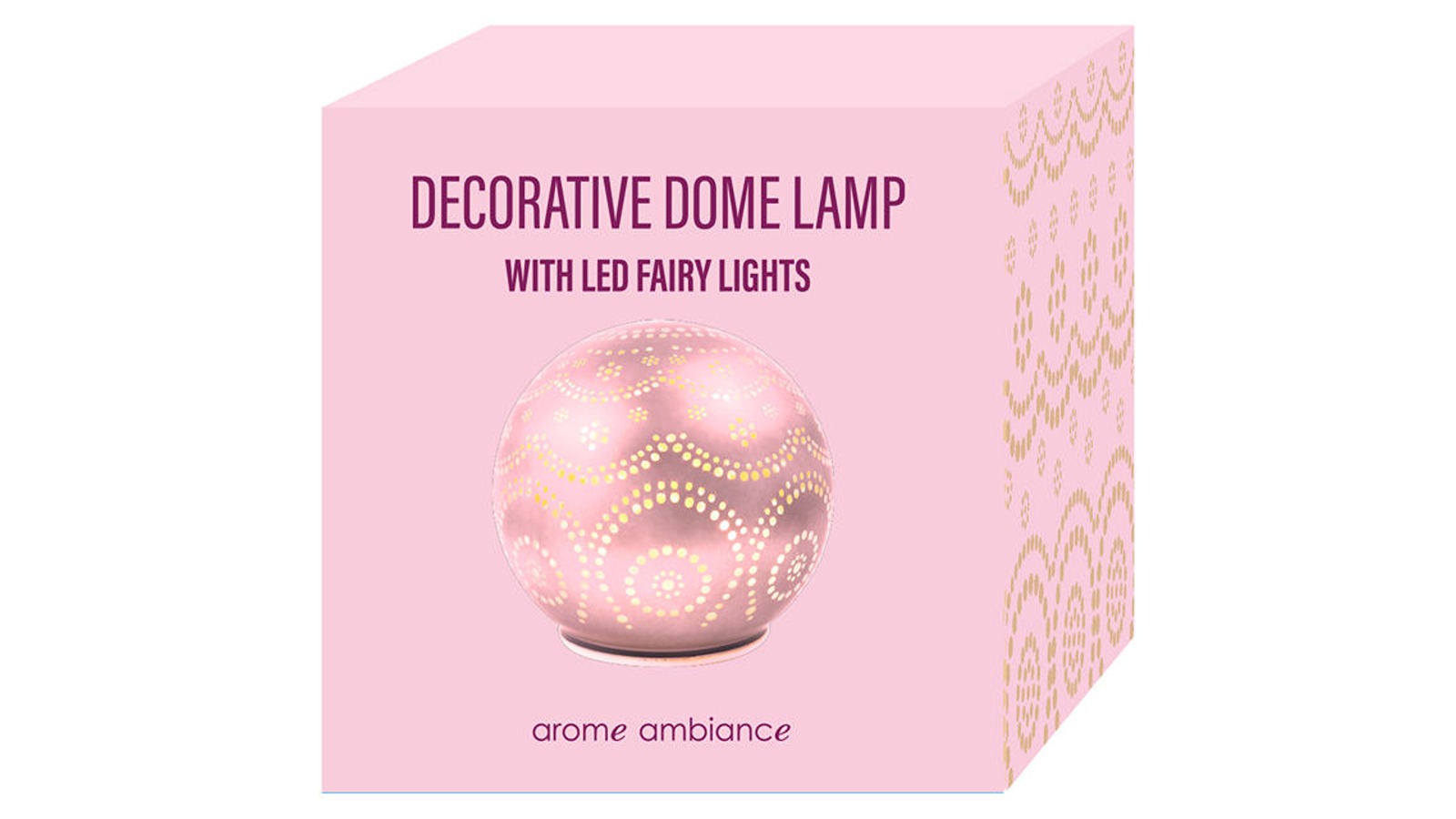 Arome Ambiance Decorative Dome Lamp - Blush