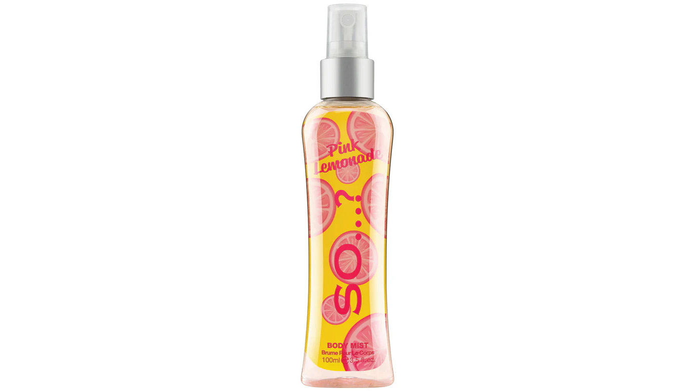 So...? Pink Lemonade Body Mist Fragrance Spray - 100ml