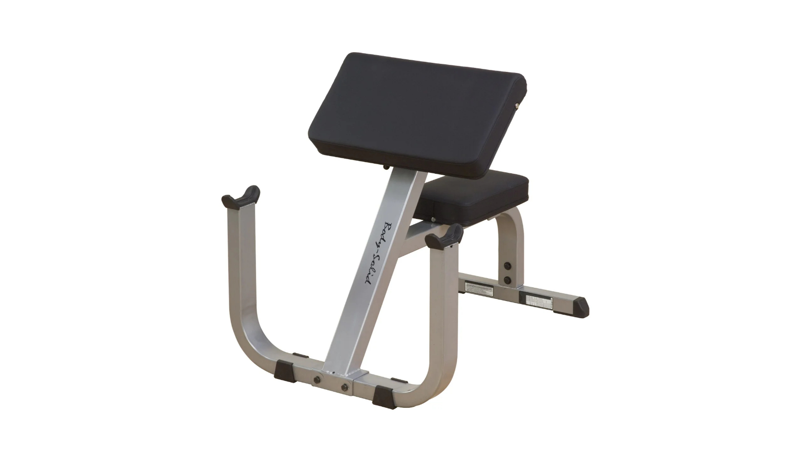BodySolid Grey Preacher Curl Bench
