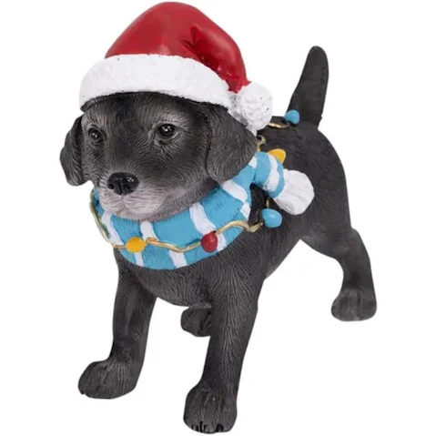 Splosh Festive Tree Lights Dog Christmas Ornament - 10cm