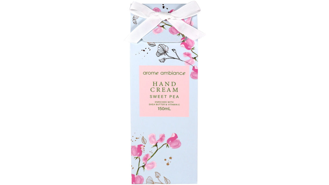 Arome Ambiance Floral Glimmer Sweet Pea Hand Cream - 150ml
