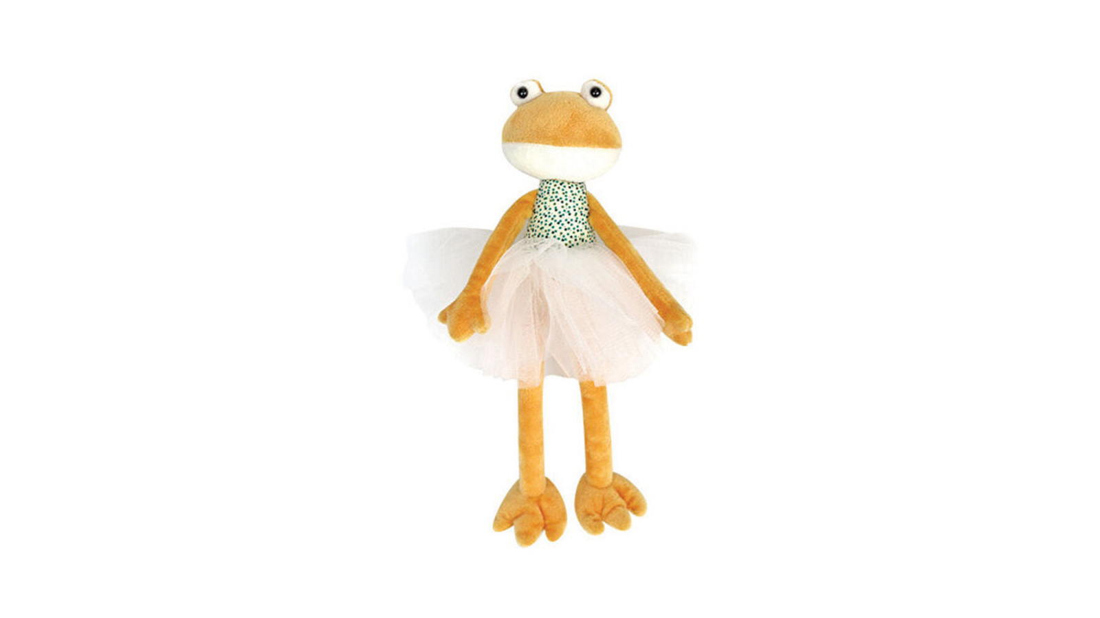 Ollie & Paige 3 year+ Frog in a Tutu Soft Stuffed Toy - Pink