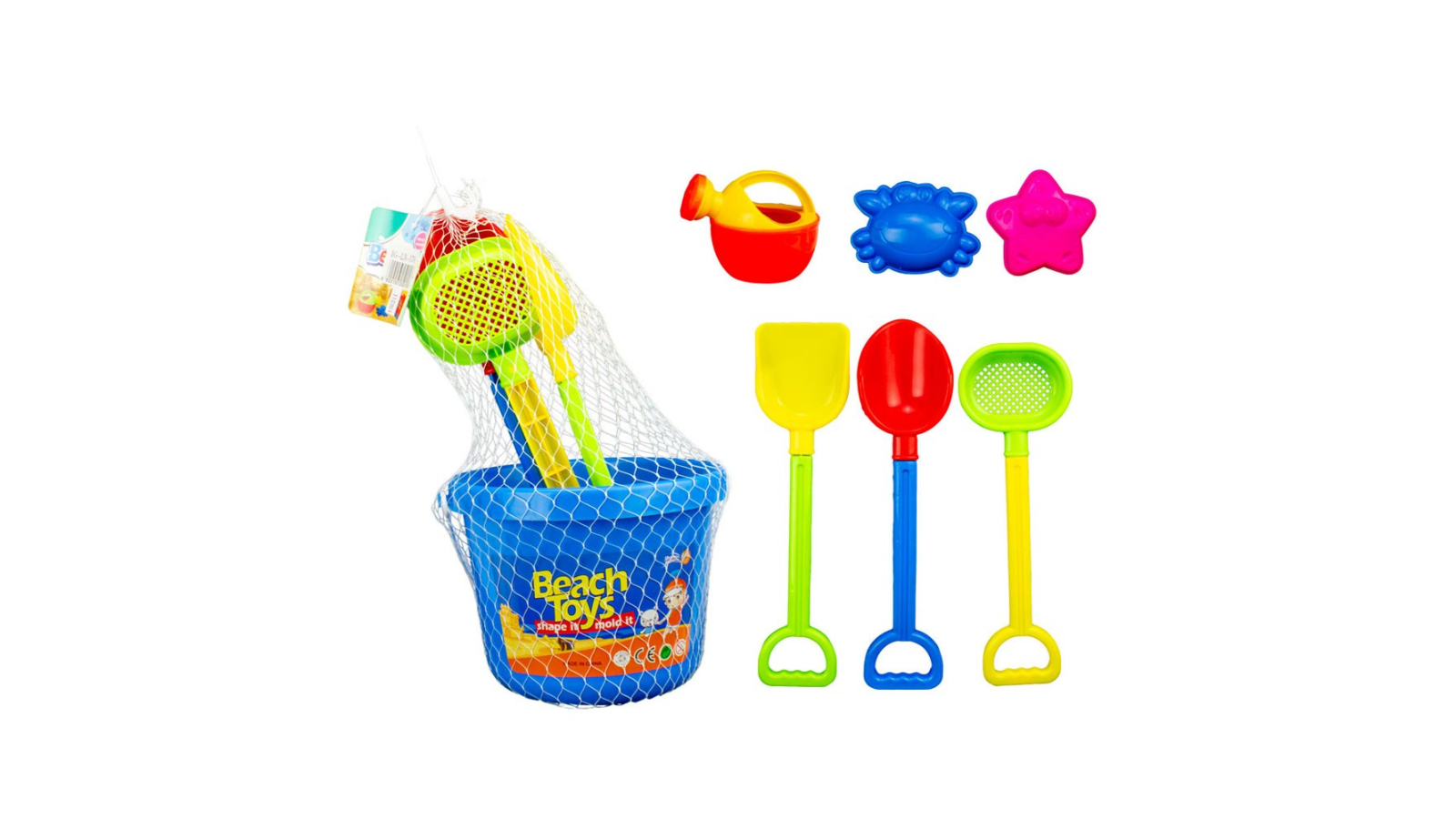 Simply for me 7 Piece Beach Bucket and Spade