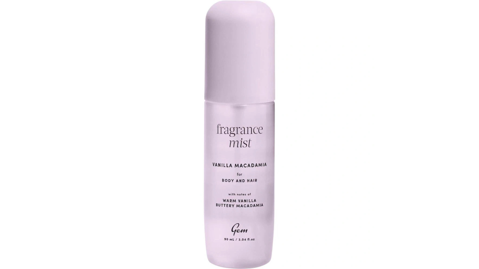 Gem Vanilla Macadamia Fragrance Mist - 90ml