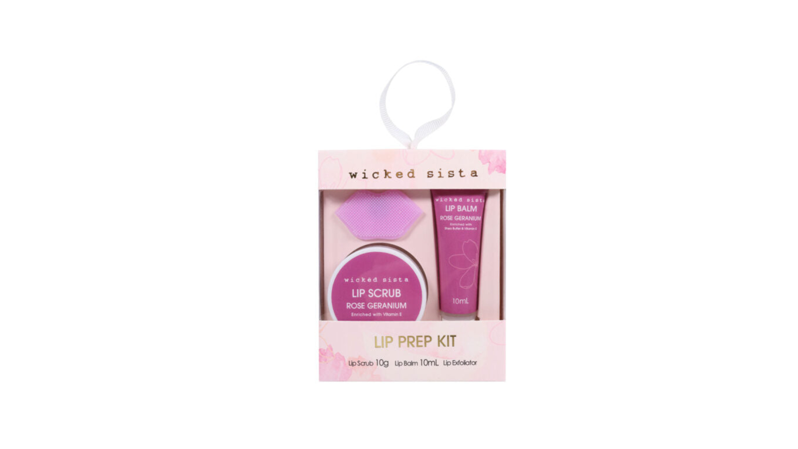 Wicked Sista Rose Geranium Lip Prep Kit