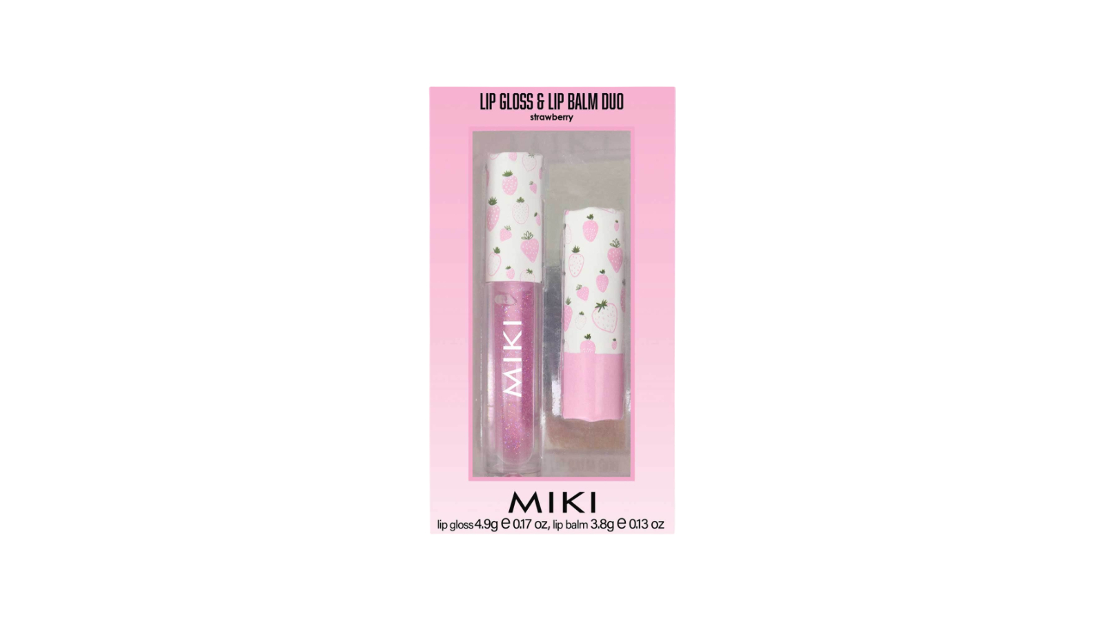 Miki 5g Strawberry Lip Duo