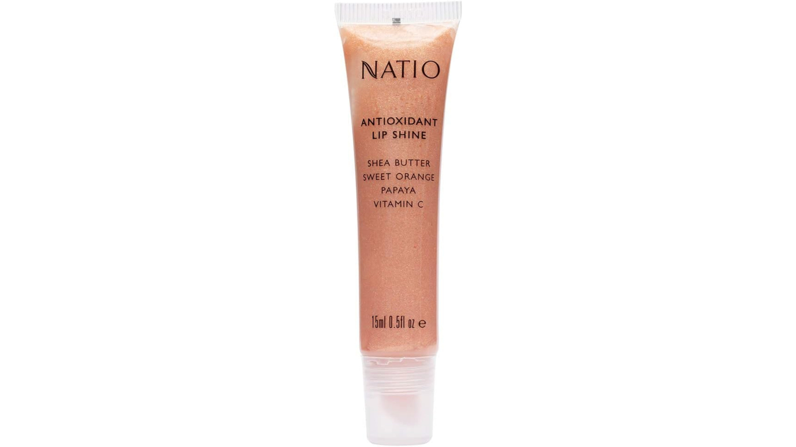 Natio 15ml Luminous Lips Gloss - Perfectly Peachy