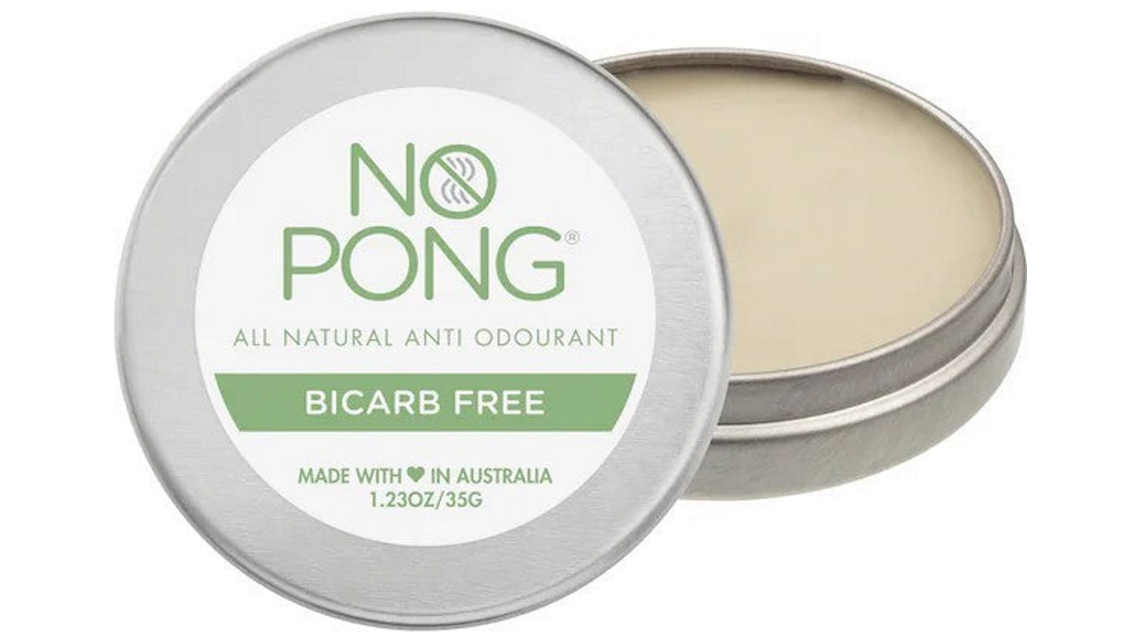 No Pong 35g Bicarb Free All Natural Deodorant