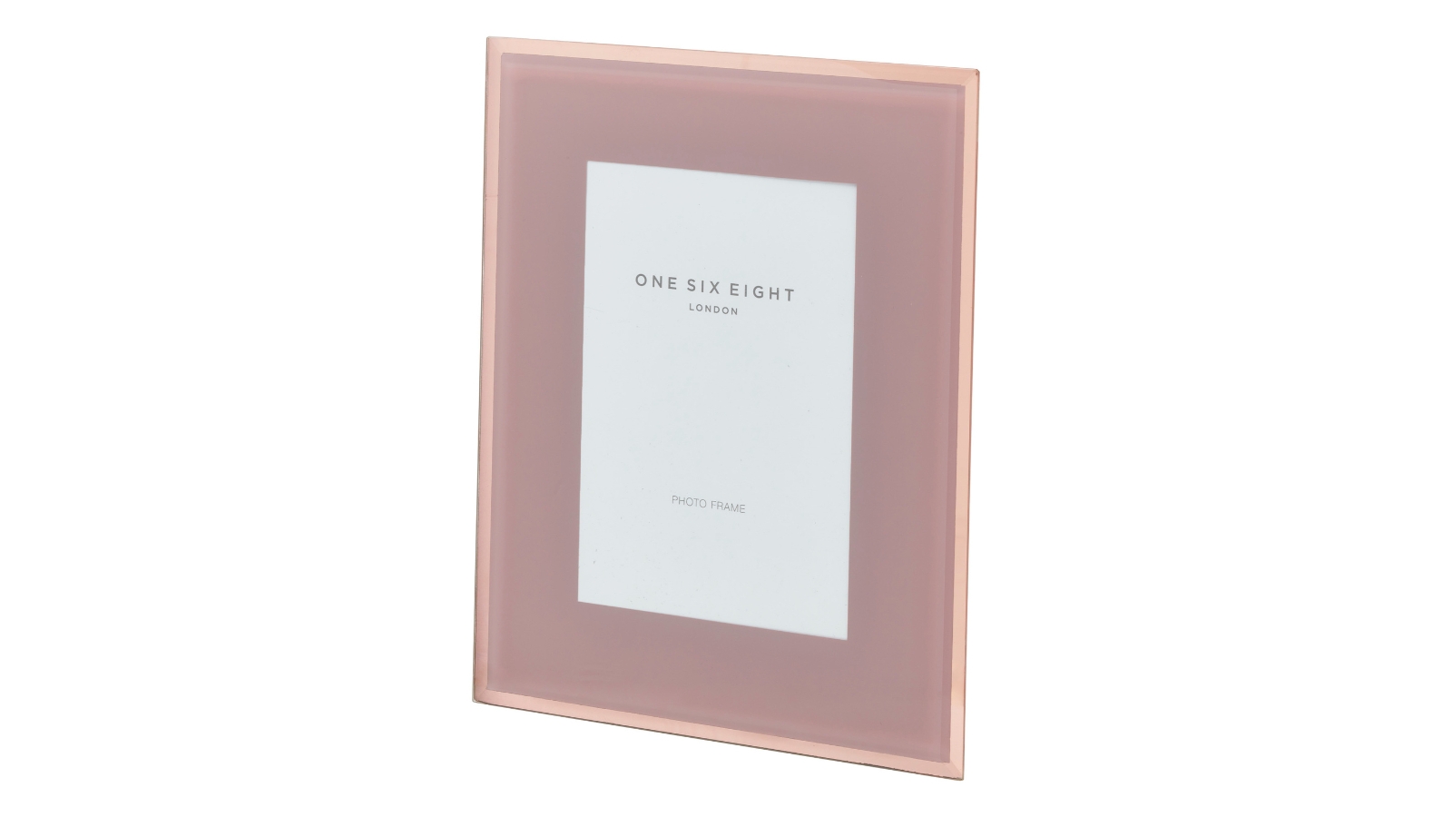 One Six Eight London Dusty Rose Glass Photo Frame - 6 x 4