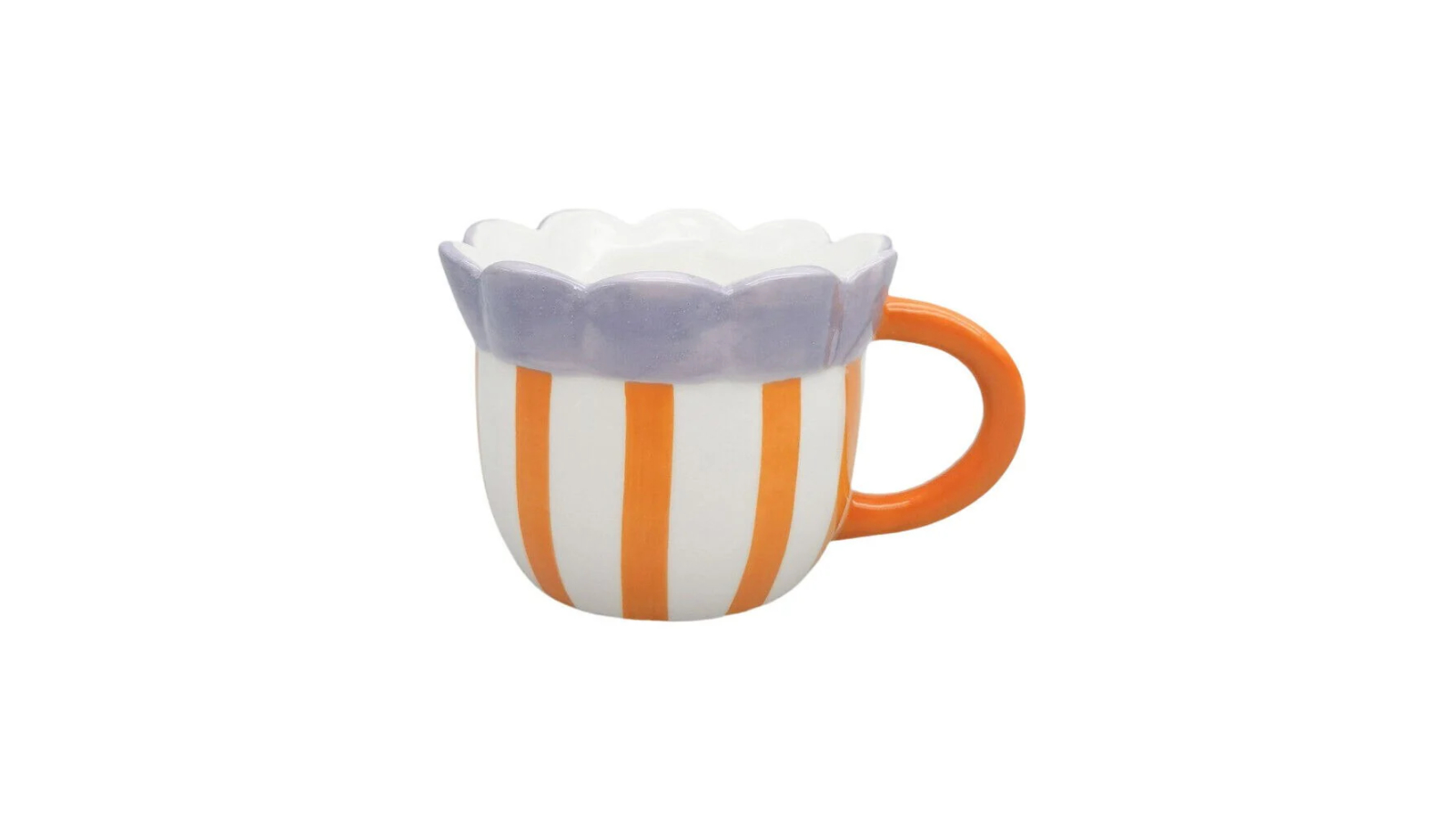 Urban Mauve/Orange Halcyon Mug - 9cm
