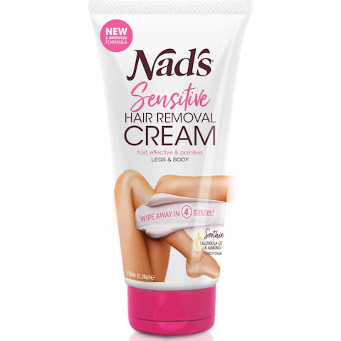 Nads 150ml Hair Removal Cream for Sensitive Skin