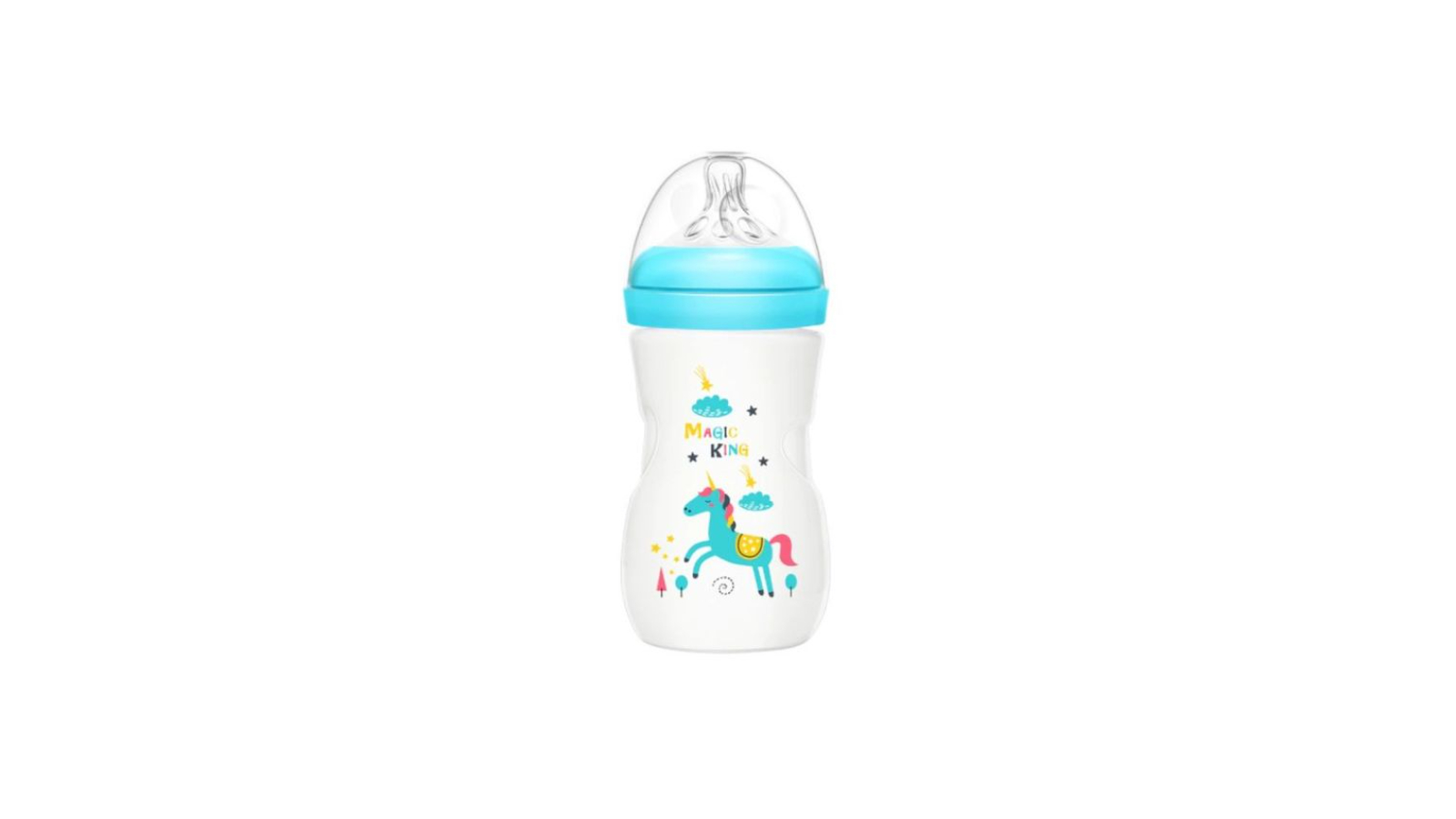 Momeasy Anti-Colic Wide Neck Feeding Bottle - 240ml