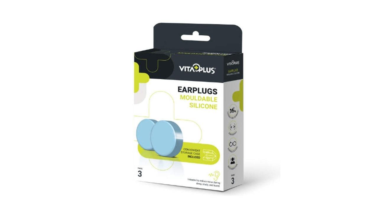 VitaPlus 6-Pair Mouldable Silicone Ear Plug for Noise Reduction and Swimming