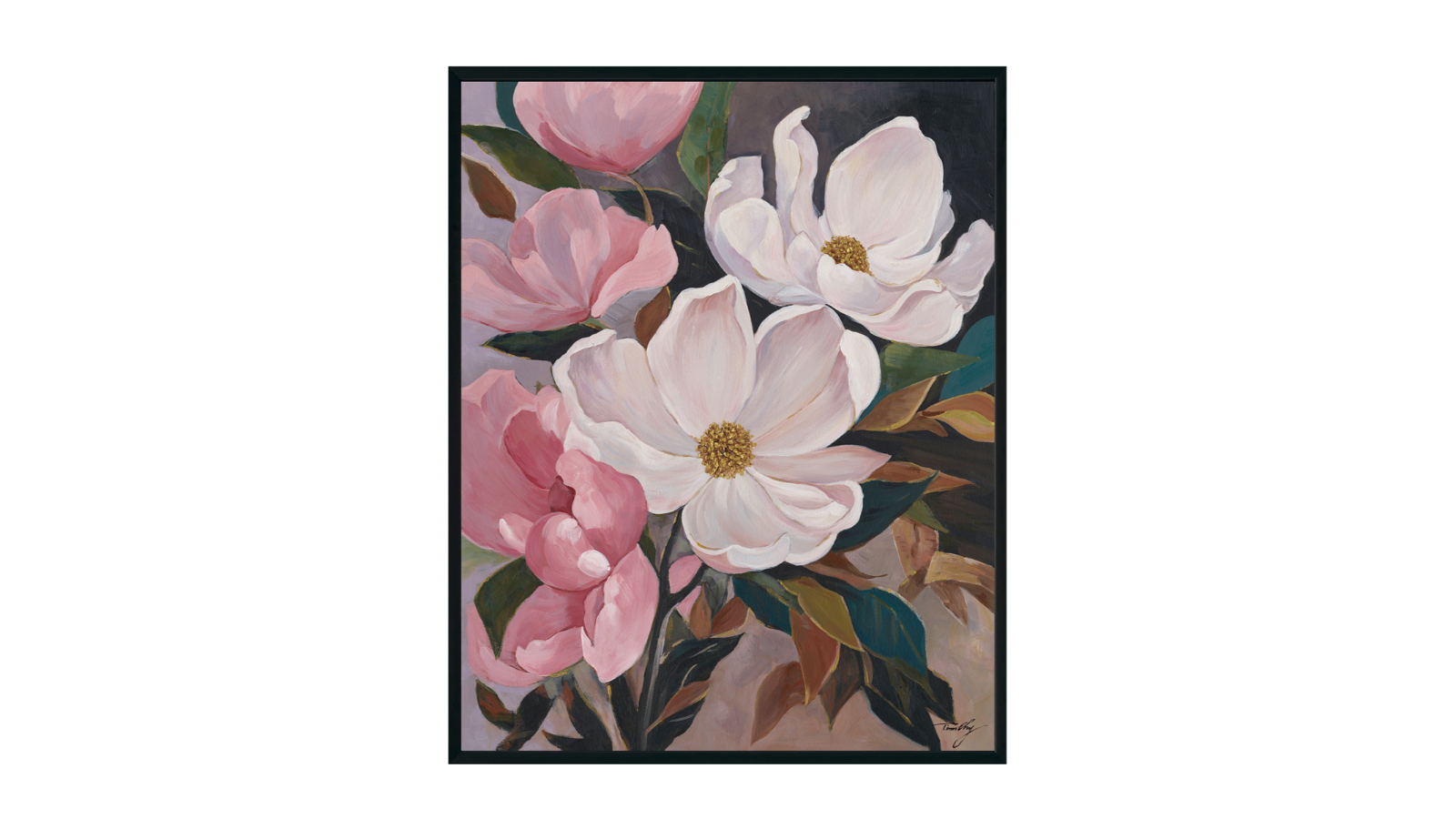 Cafe Lighting and Living Magnolia Canvas Painting