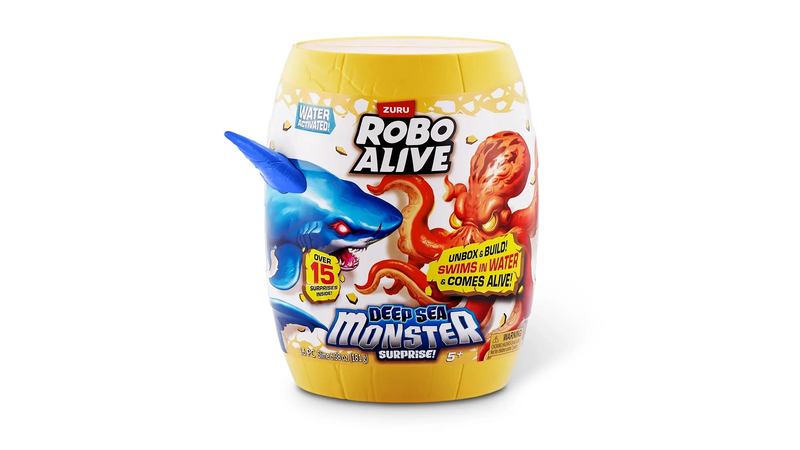 Zuru Robo Alive Deep Sea Monster Robotic Swimming Toy with Slime