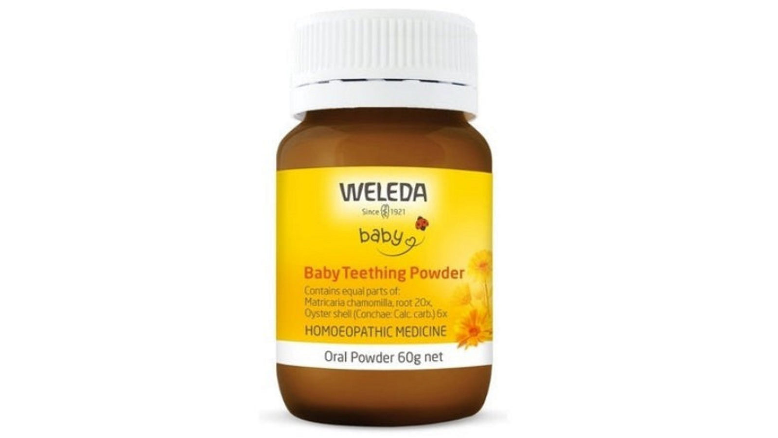 Weleda 60g Baby Teething Powder for Natural Soothing Relief