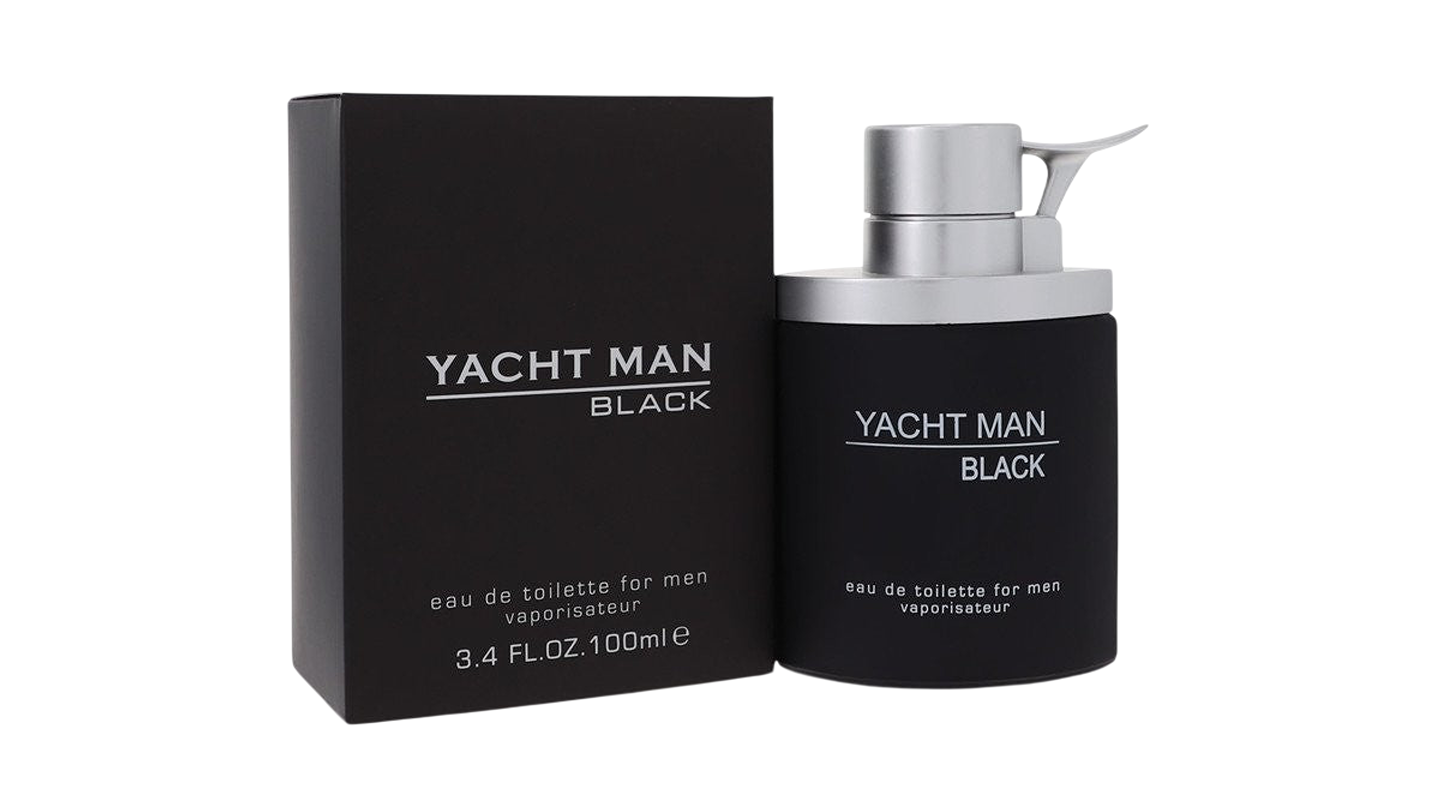 Yacht Man Black EDT for Men - 100ml