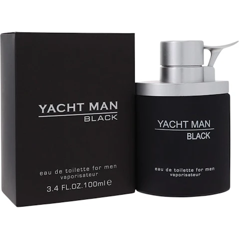 Yacht Man Black EDT for Men - 100ml