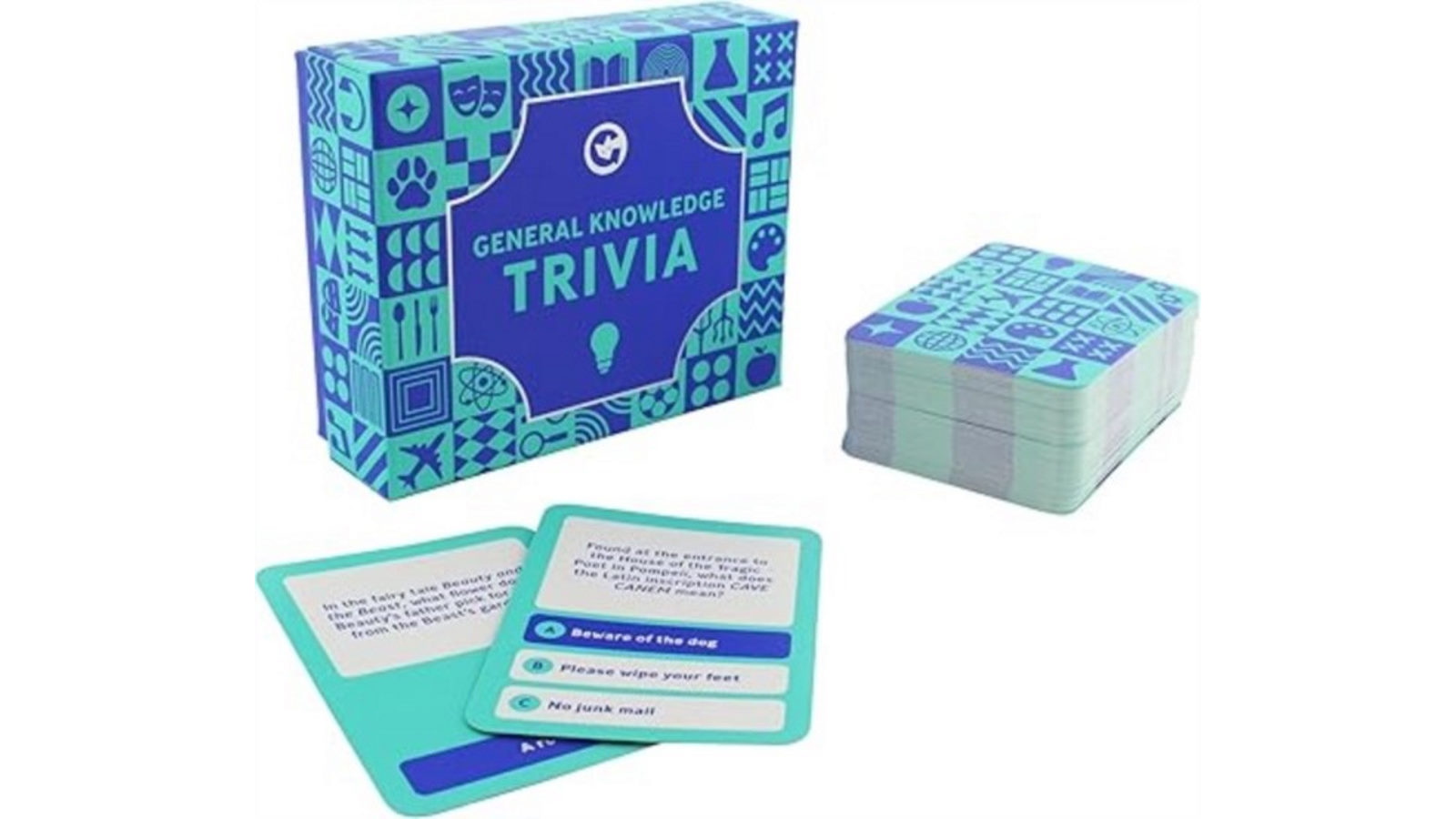 Ginger Fox  General Knowledge Trivia Quiz Game with 100 Question Cards for Family and Parties