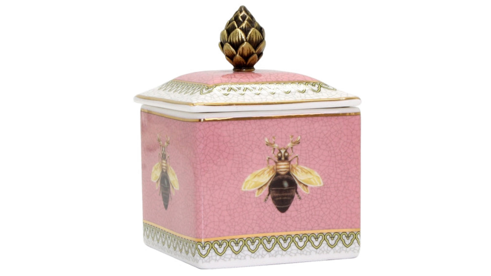 Trinket Box Bee Rose Jewelry