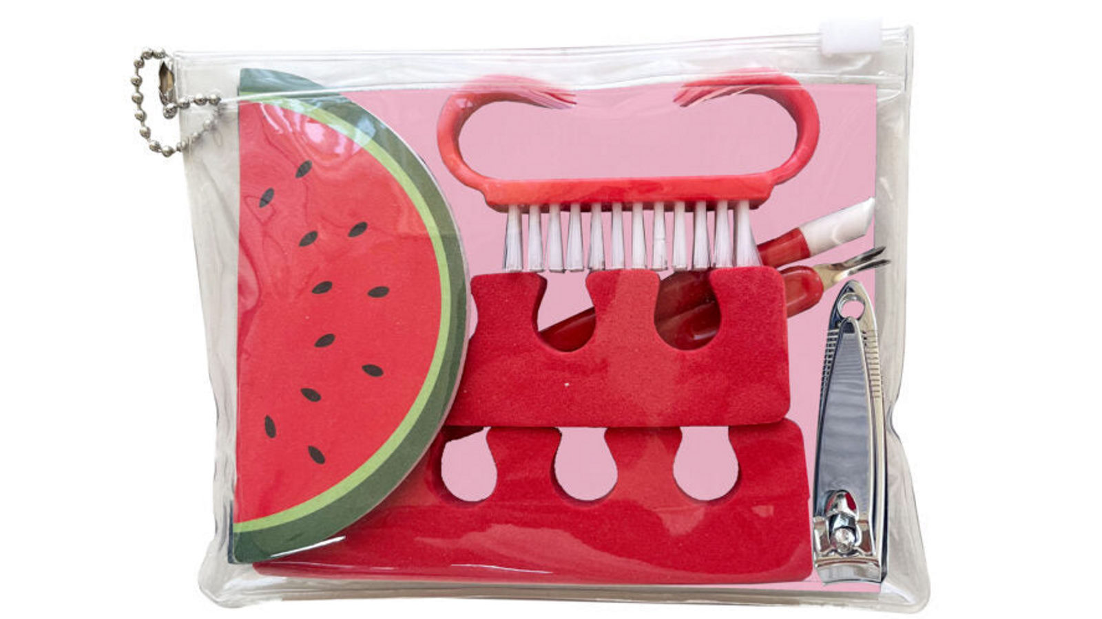Wicked Sista 240ml Pedicure Set Watermelon Scented 4 Piece Kit