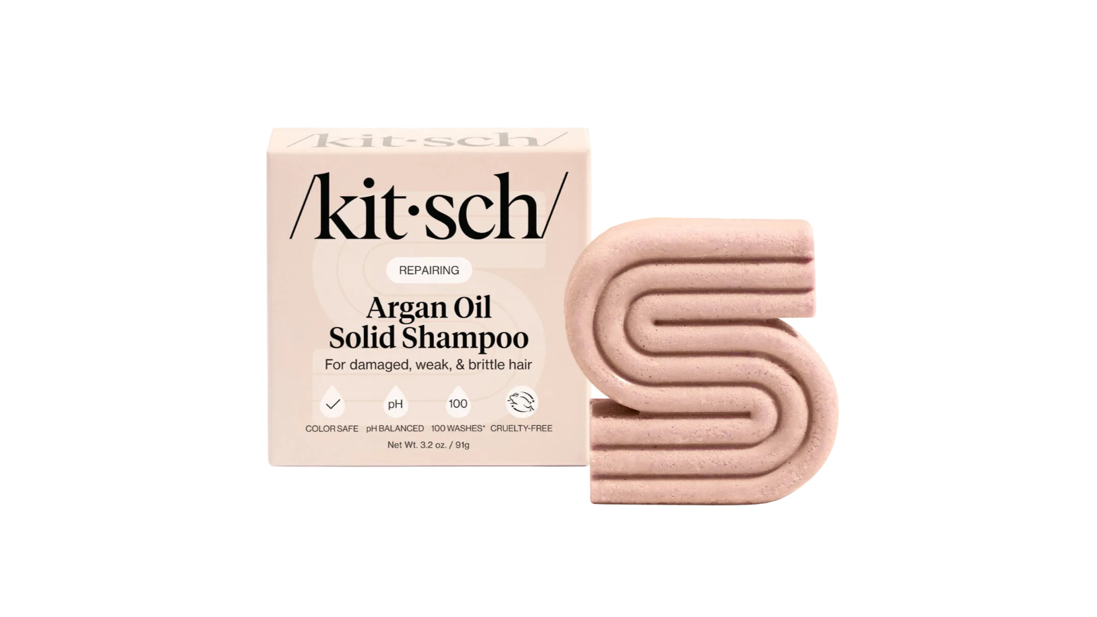 Kitsch Argan Oil Nourishing Shampoo Bar - 100g
