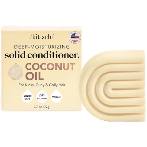 Kitsch Coconut Repair Conditioner Bar for Dry Damaged Hair - 77g