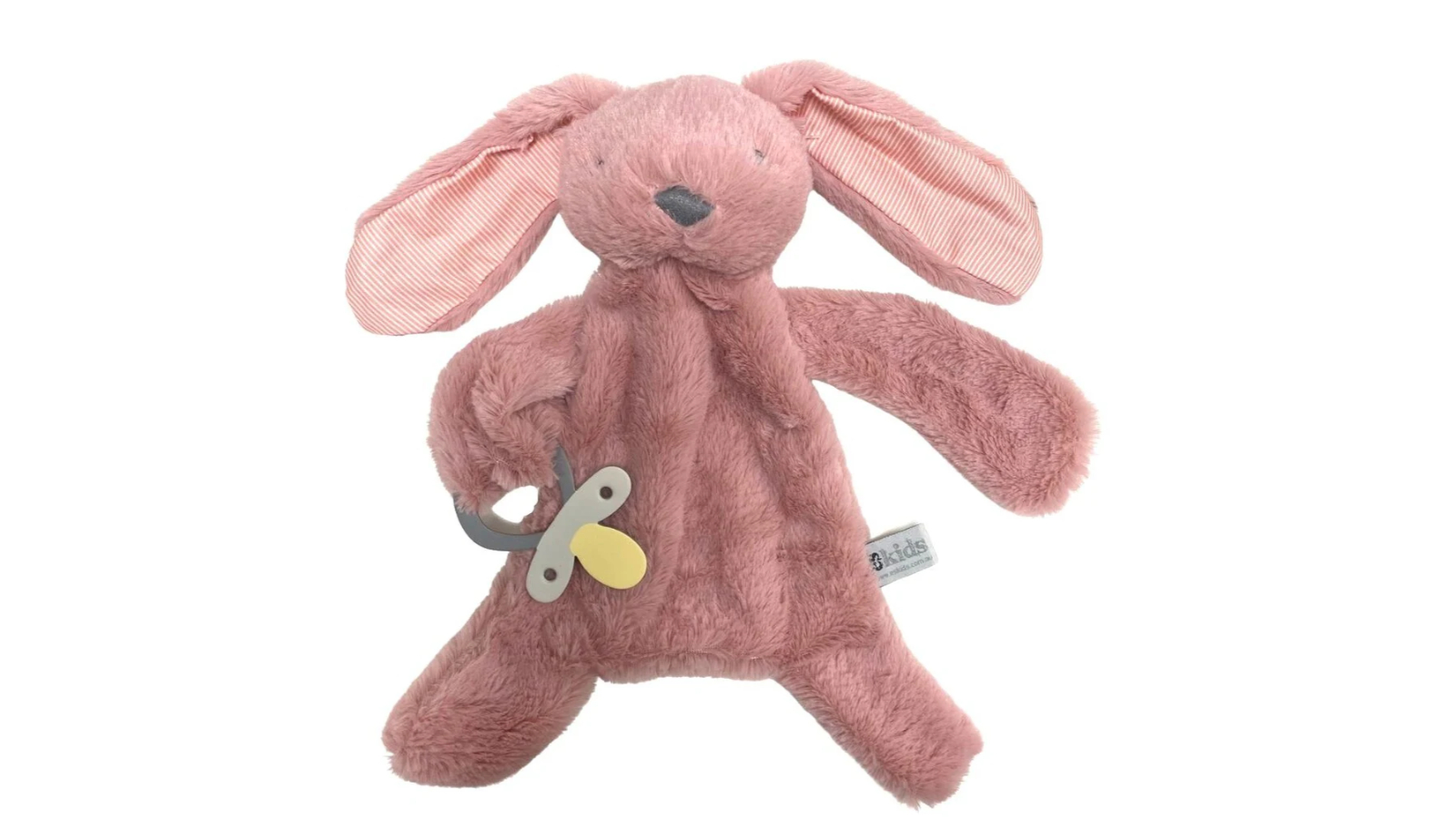 ES Kids Bunny Comforter with Dummy Holder