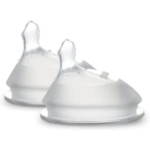Haakaa 2 Piece Medium Flow Generation 3 Silicone Orthodontic Bottle Nipple