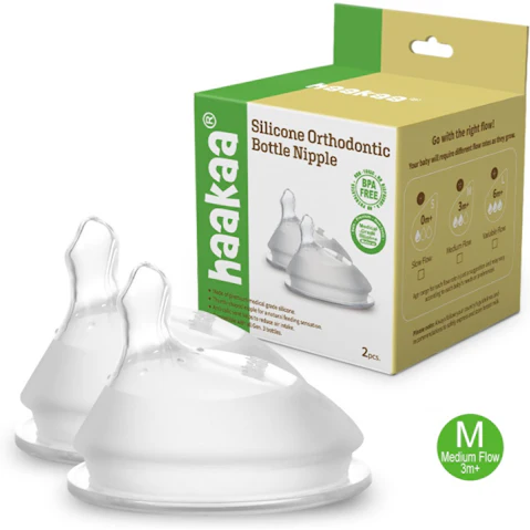 Haakaa Gen 3 Silicone Orthodontic Bottle Nipple - Large