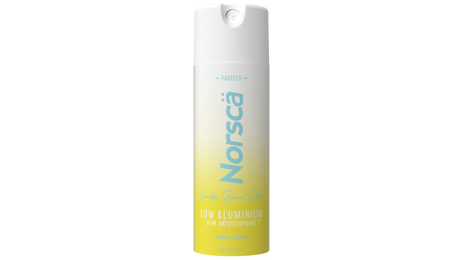 Norsca Pastels 93g Low Aluminium Vanilla Bean Whip Antiperspirant