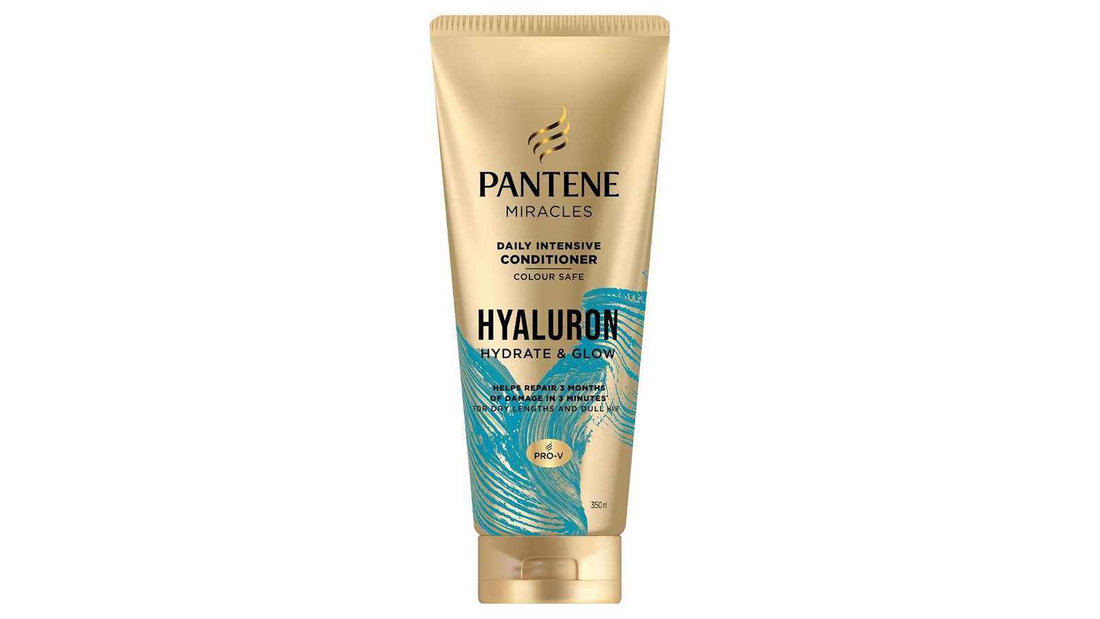 Pantene Hyaluron Hydrate and Glow Conditioner for Dry Hair - 350ml