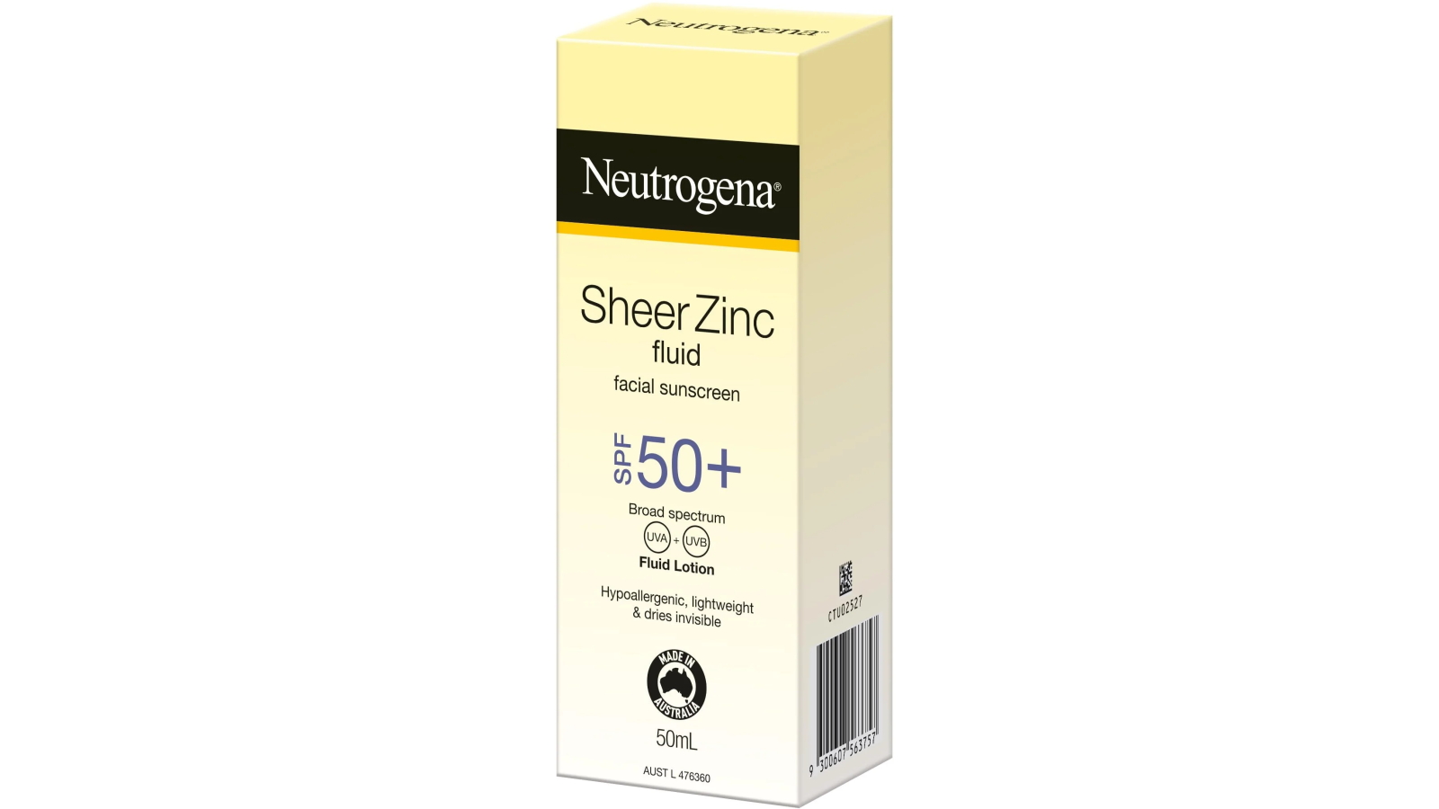 Neutrogena Sheer Zinc SPF 50 Face Dry Touch Sunscreen - 50ml