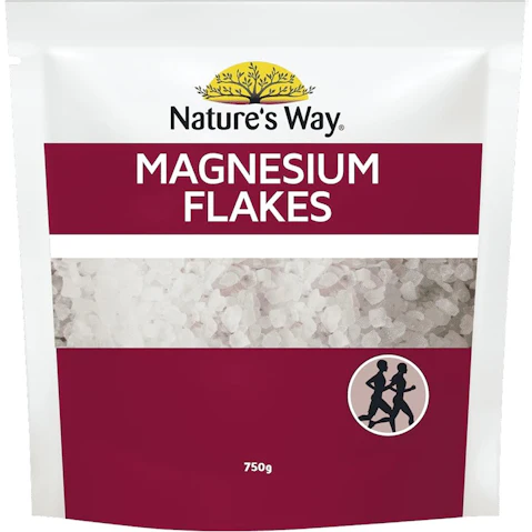 Nature's Way Magnesium Flakes for Bath and Foot Soak - 750g