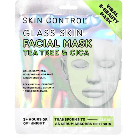 Skin Control Glass Skin Face Mask with Tea and Cica 25g