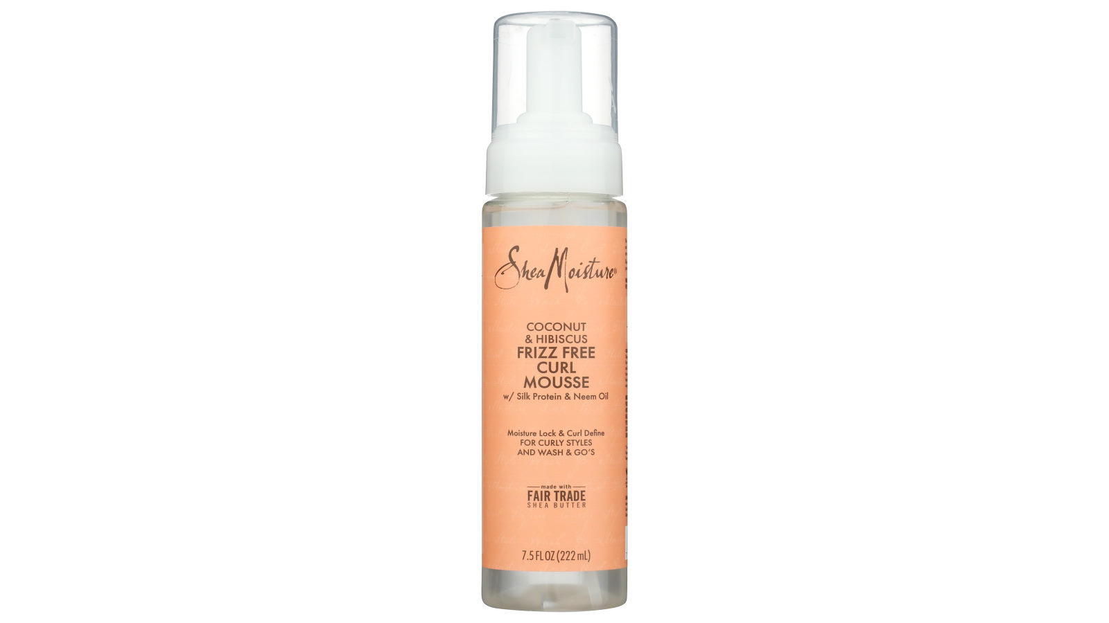 Shea Moisture Coconut and Hibiscus Frizz Free Curl Mousse 222ML
