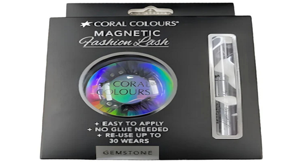 Coral Colours Magnetic Eyelash Multi Diamonte