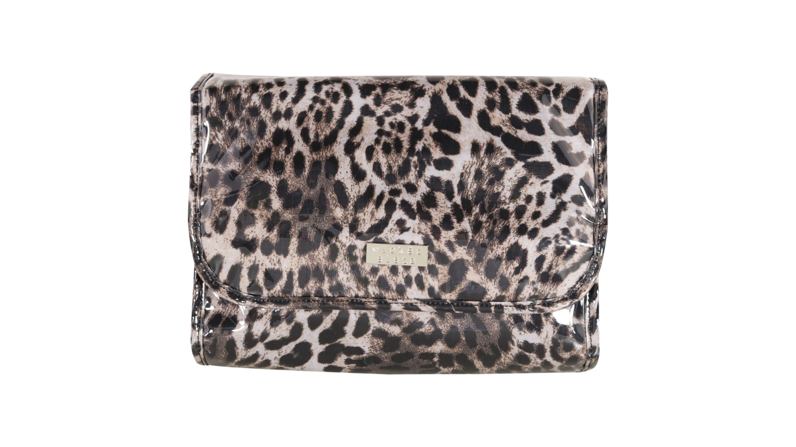 Wicked Sista Medium Classic Leopard Soft A Line Cosmetic Bag