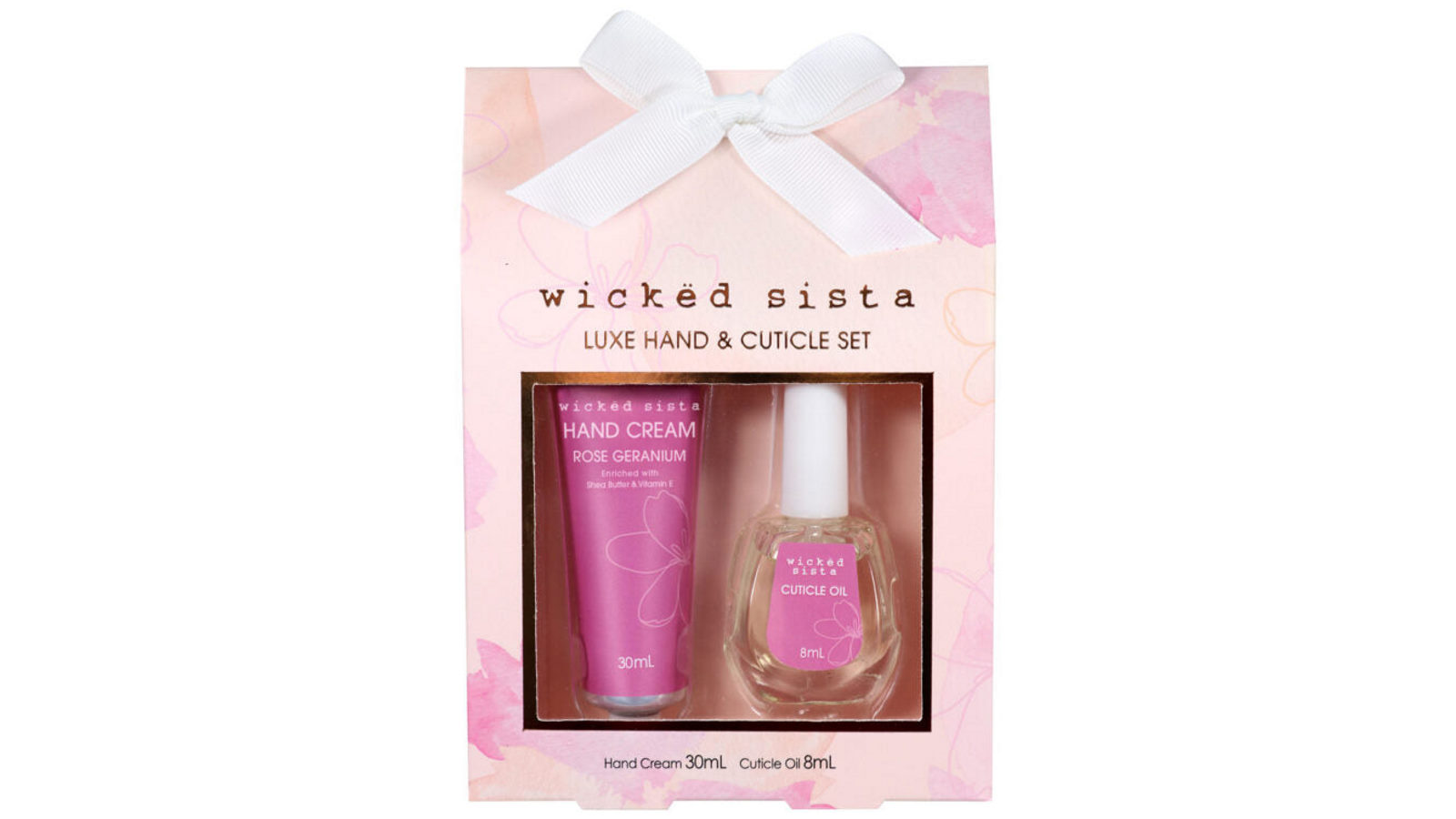 Wicked Sista 40g Luxe Hand and Cuticle Pack Rose Geranium