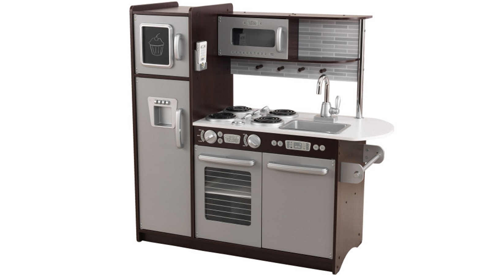 Kidkraft Uptown Espresso Play Kitchen Harvey Norman