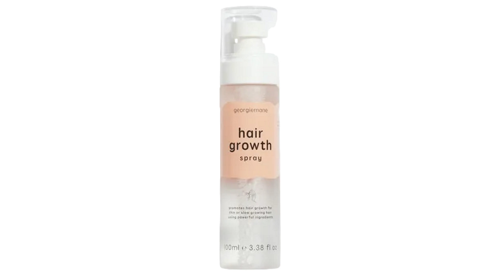 Georgiemane 100ml Hair Growth Spray for Thicker Fuller Hair