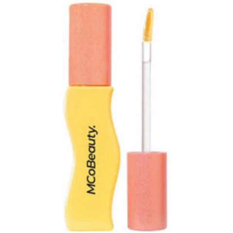 McoBeauty Golden Glow Lip Oil - Gold Shimmer