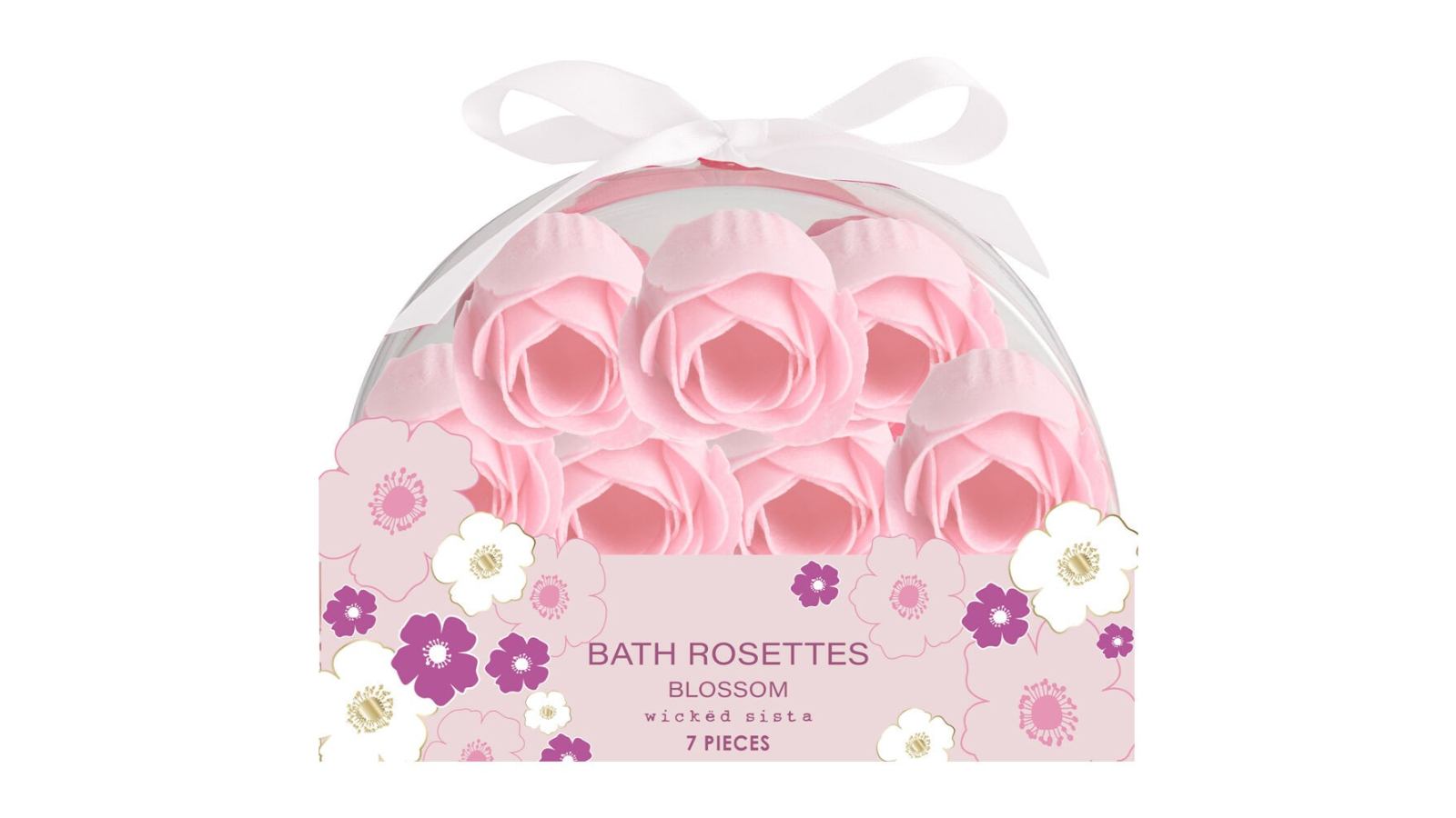 Wicked Sista Pack of 3 Blossom Metallic Bath Rosette
