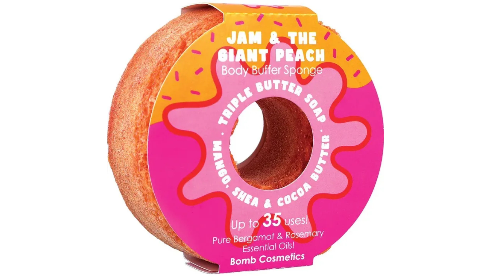 Bomb Cosmetics Jam and The Giant Peach Body Buffer - 200g