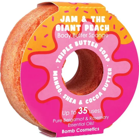 Bomb Cosmetics Jam and The Giant Peach Body Buffer - 200g